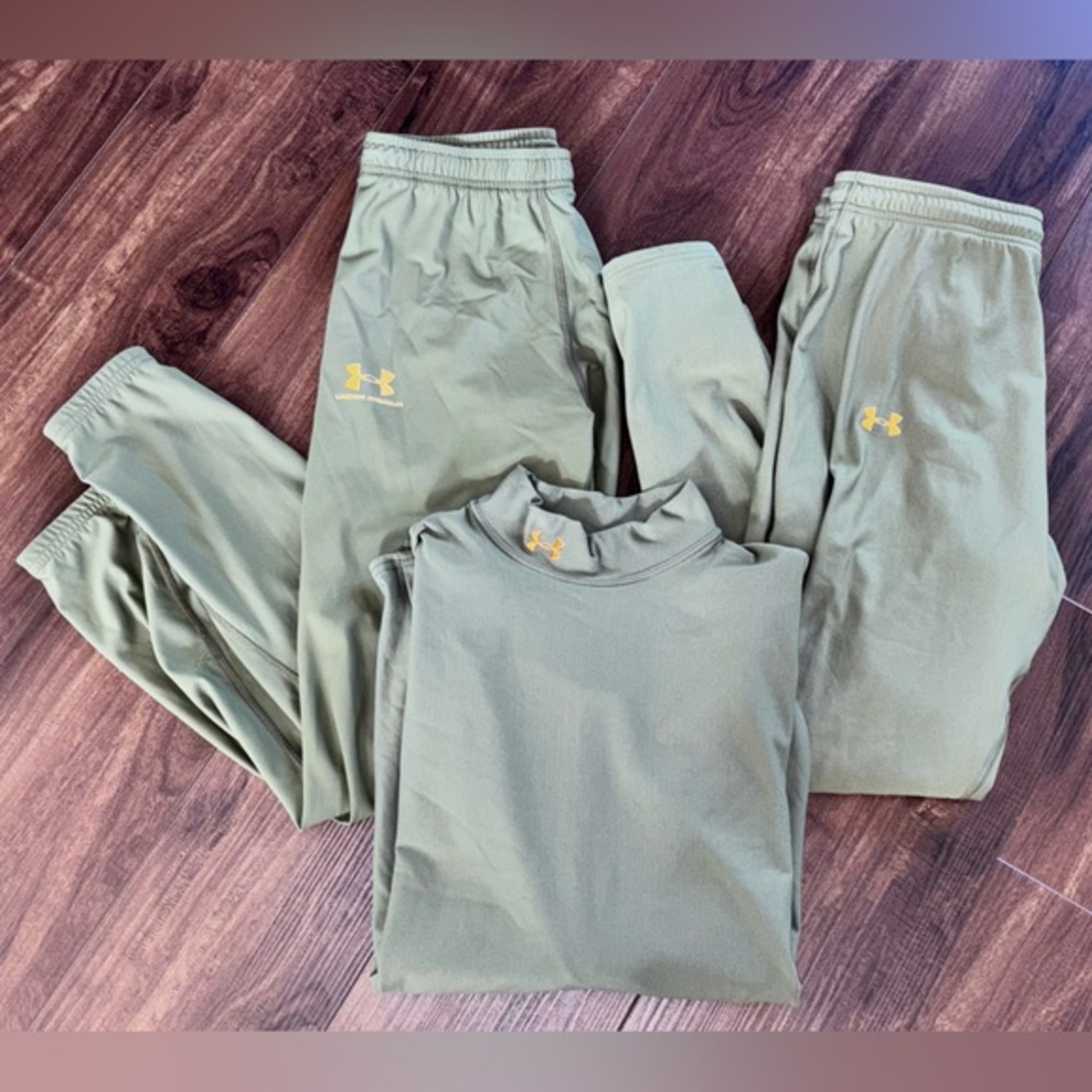 Under Armour 3 Piece Set - 2 Joggers & Long Sleeve Shirt XXL Boys
